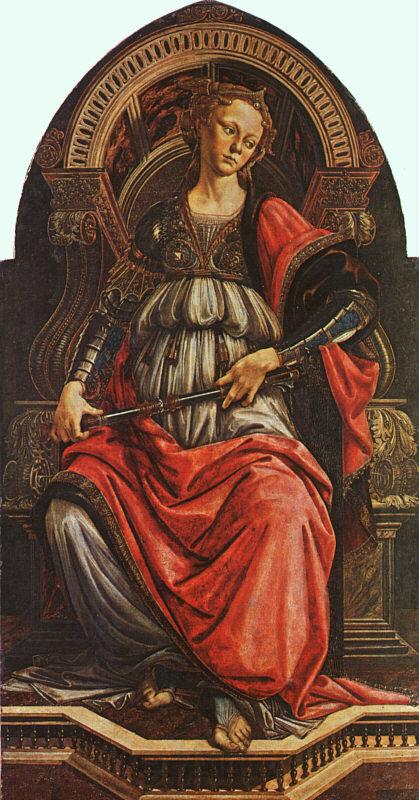 BOTTICELLI, Sandro Fortitude gf France oil painting art